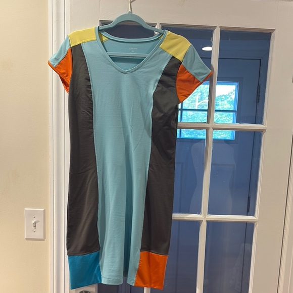 Title Nine Color block Women's Dress.  Nylon/spandex. Size M - Picture 1 of 6